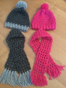 crochet doll scarf